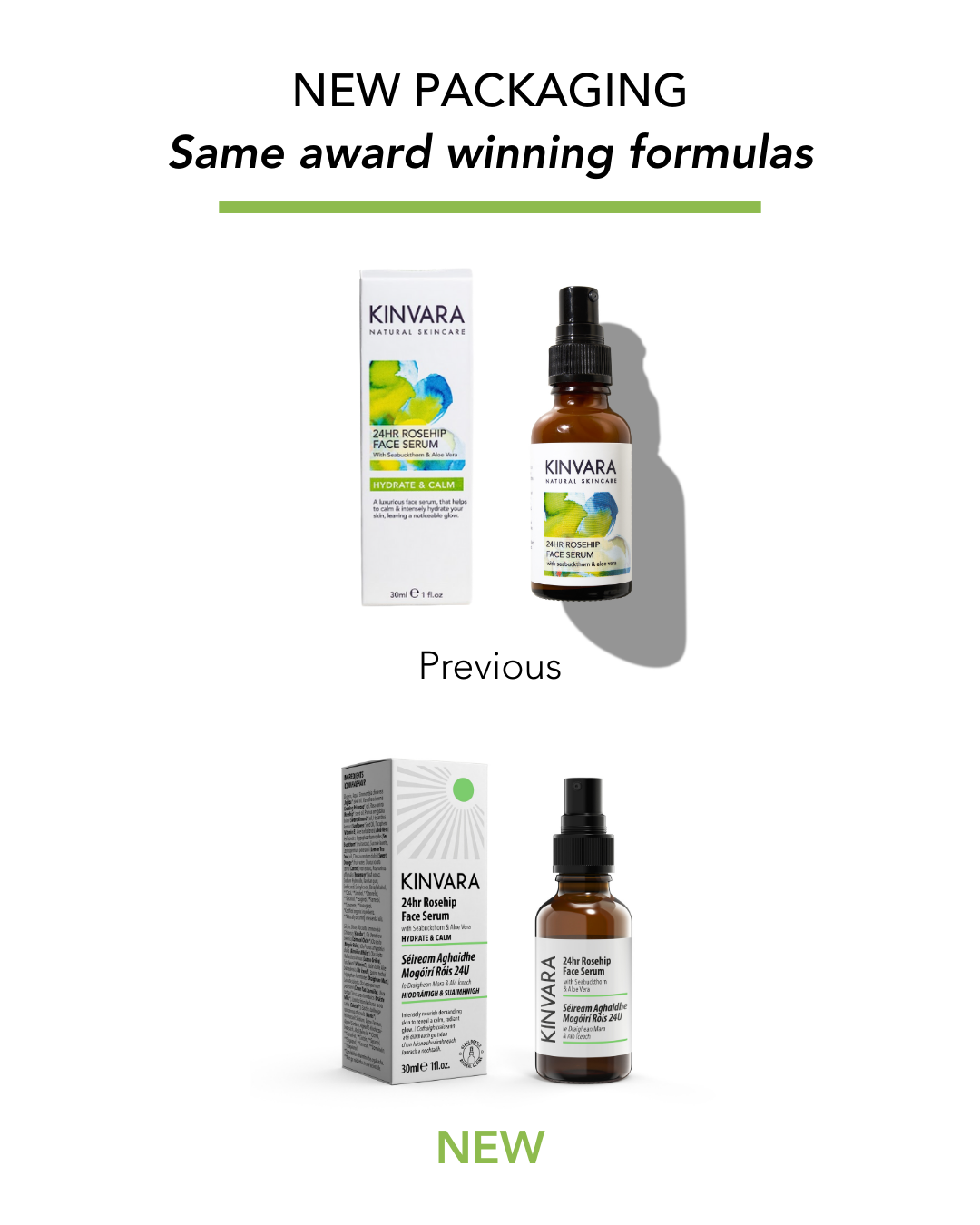 24Hr Rosehip Face Serum 30ml