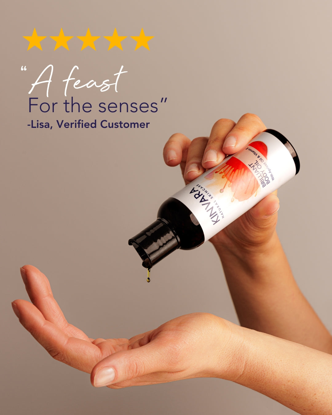 Brilliant Body Oil Kinvara Skincare 150ml