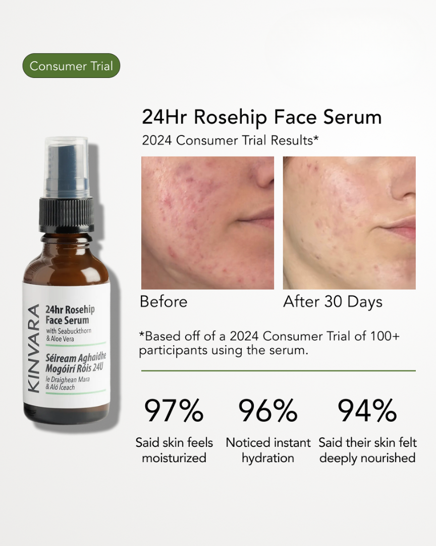 24Hr Rosehip Face Serum 30ml