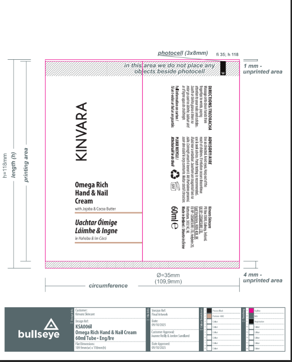 Omega Rich Hand Lotion 60ml