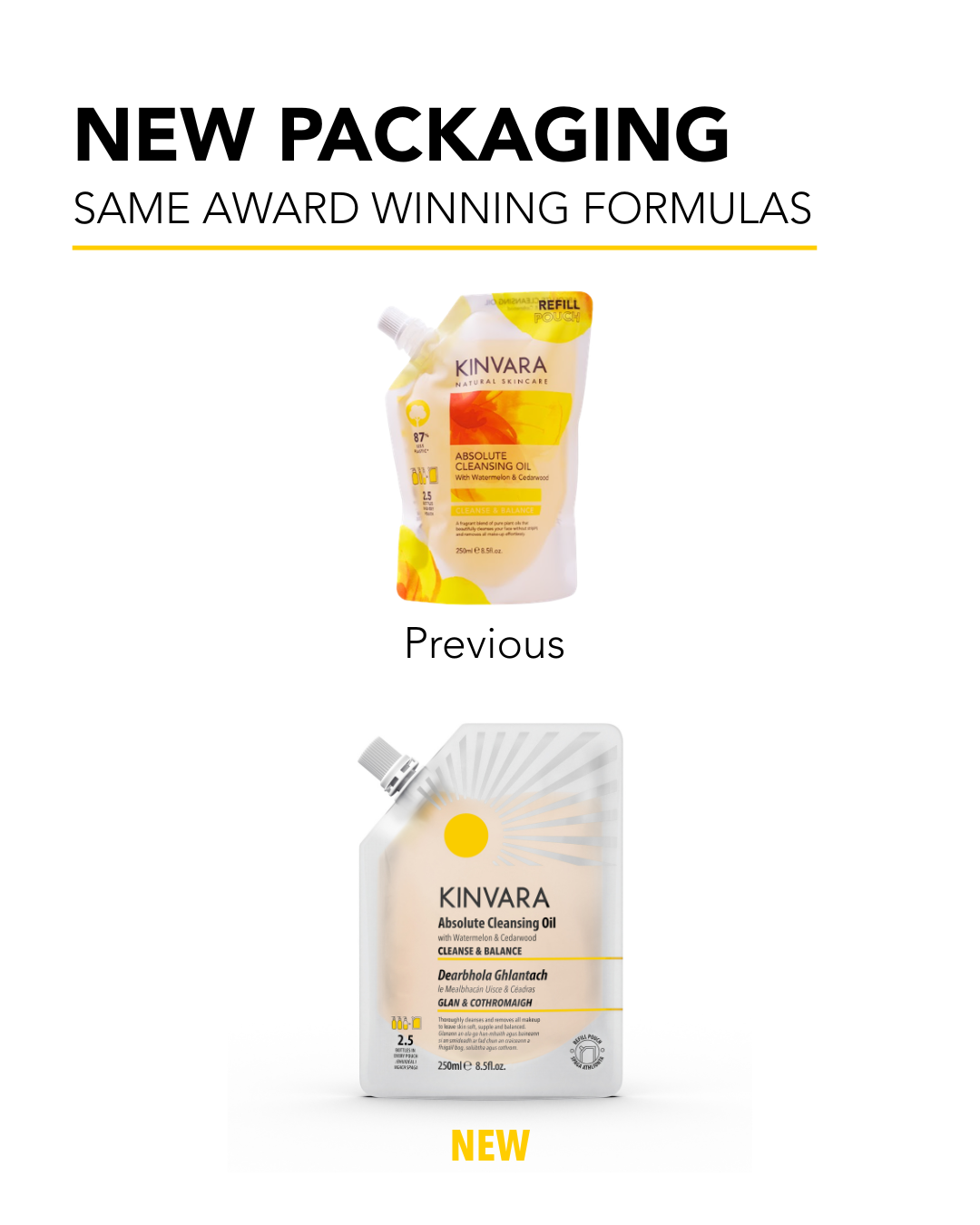 Absolute Cleansing Oil 250ml Refill Pouch - Irish